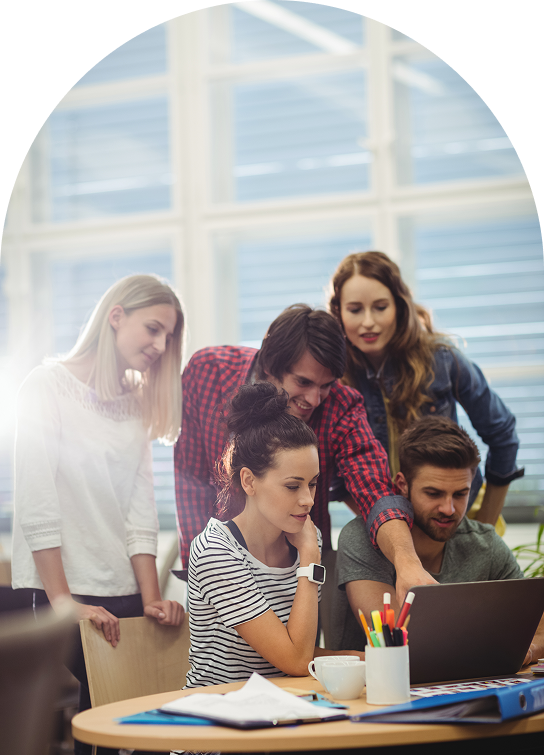 Professional team collaboration
